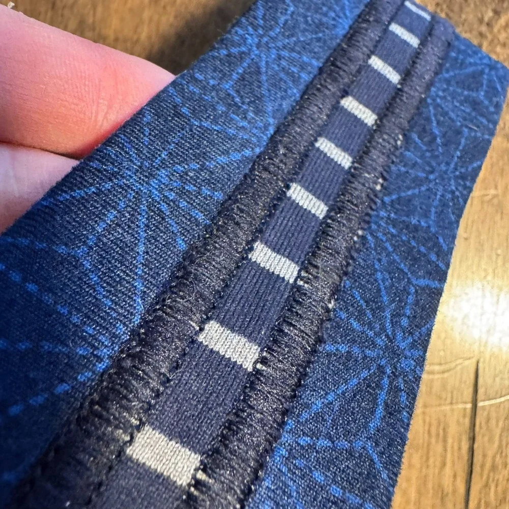 Lululemon‎ Sport Headband Blue Fly Away Tamer Logo